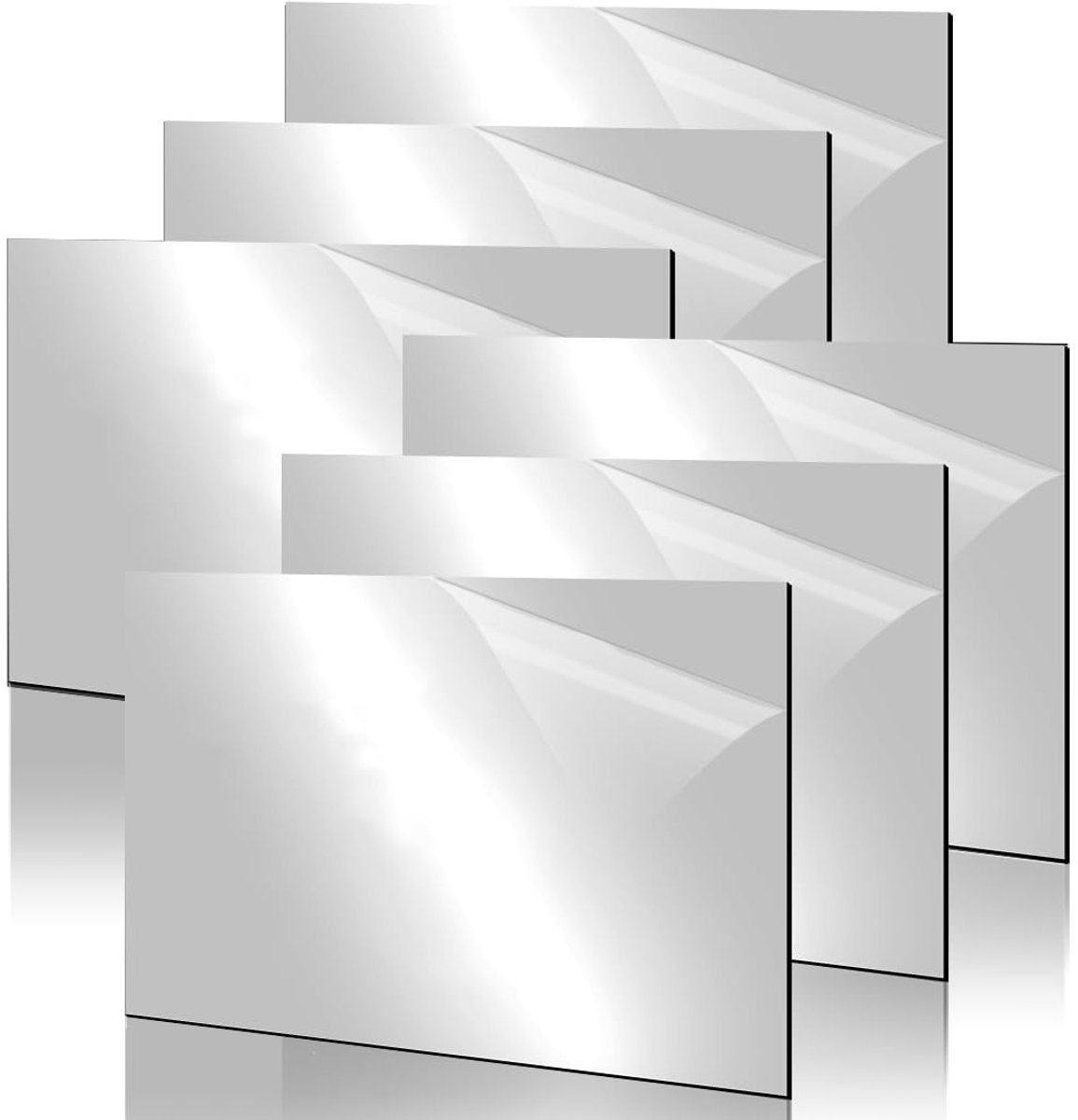 ABS Plastic Plaat 30 x 20 cm, 6 Stuks voor Lasergravure, DIY Projecten, Schilderen en Beeldhouwen, 3 mm Dikte, Lege Gravureplaten