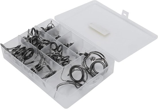 Complete Set van 75 Stuks Vissengidsen met Keramische Ringen voor Reparatie van Hengels en Accessoires — afbeelding 5