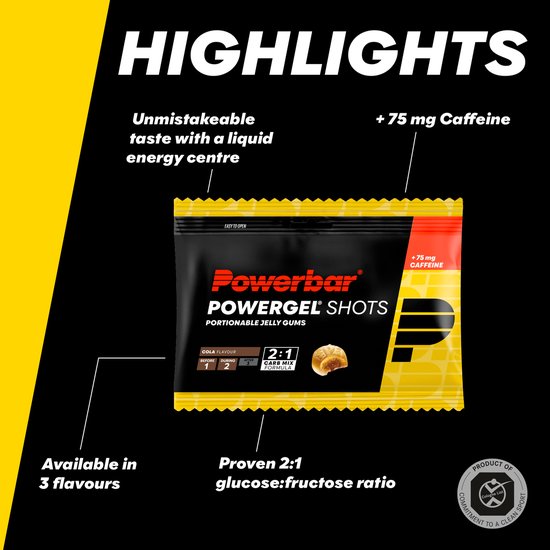 Powerbar Powergel Shots - Cola - 10 x 60g van Merkloos — afbeelding 2