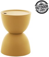 Kick bijzettafel Tess - geel OUTDOOR