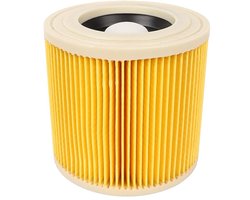 Papieren filterpatroon - Geschikt voor Kärcher stofzuigers WD3, WD3 P, MV3 en WD 3.200, geschikt voor Kärcher WD3/WD2/NT38/NT20/MV1 cilinderfilters, HEPA-filter, 1 stuk