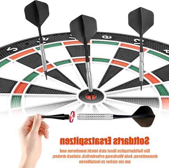 200 Stuks Plastic Dart Tips voor Soft Darts - Vervangende Punten en Reservepunten voor Dartspeelplezier — afbeelding 4