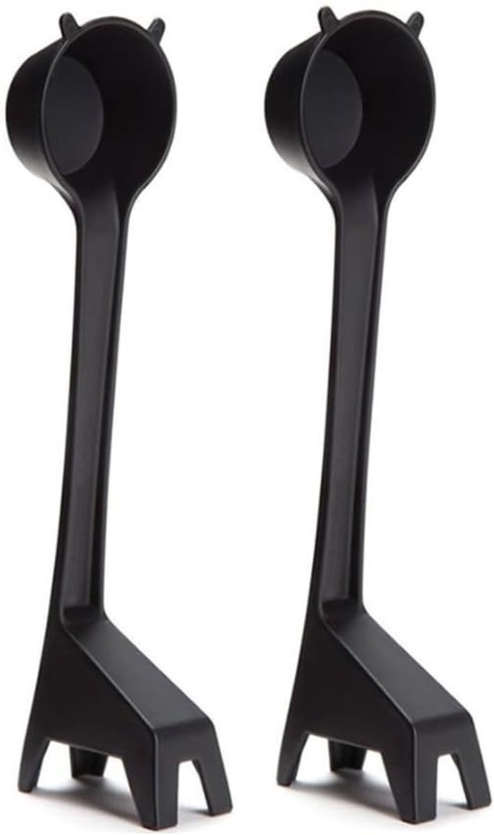 Set van 2 Plastic Koffielepels - Maatlepels voor Espresso, Gemalen Koffie en Thee