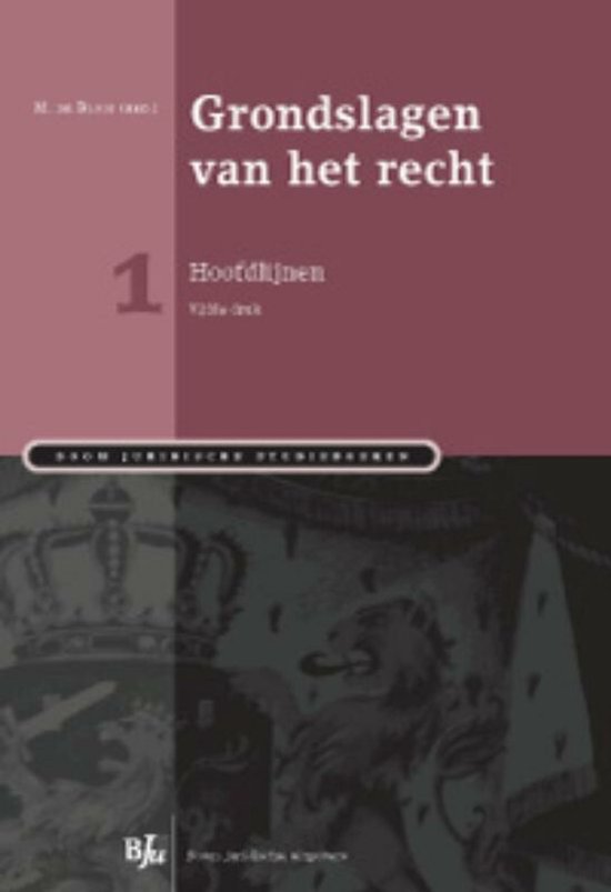 Grondslagen van het recht 1 - cover