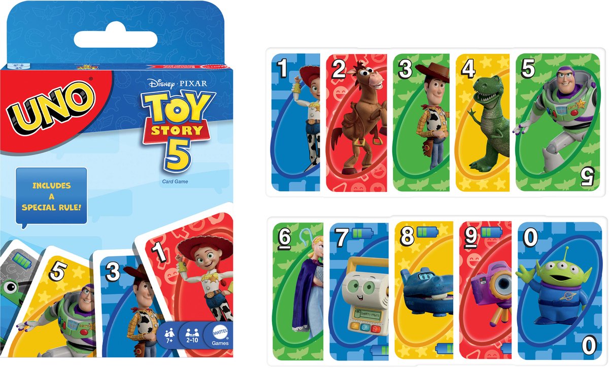 Mattel Games UNO Disney en Pixar Toy Story 5 - kaartspel — afbeelding 2