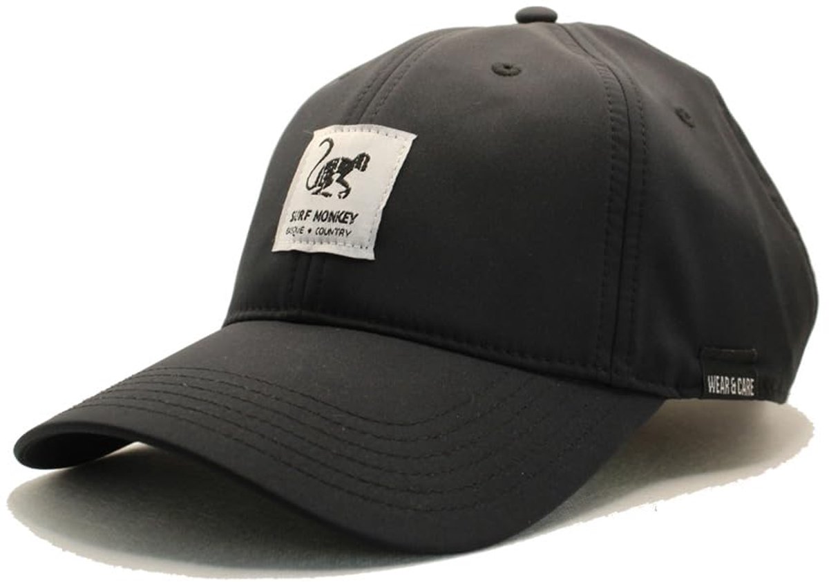Sportpet - Gerecycled - Waterafstotend - UPF50 / Eén maat (Zwart)