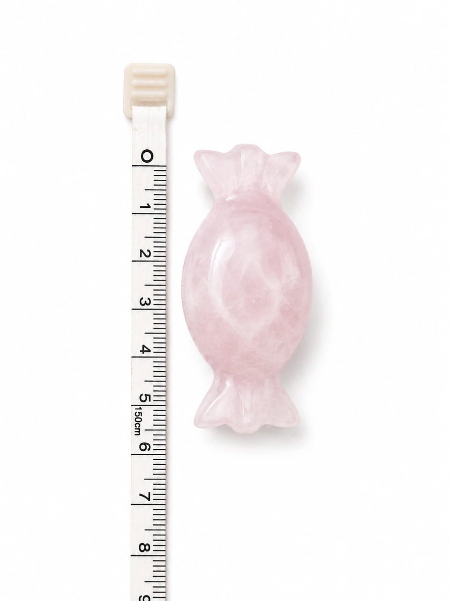 Edelsteen Carving Candy - Setje Rozenkwarts met een Intuïtiekaart