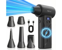 ProTrue® Air duster 110.000 RPM - 4 standen - Stofreiniger Draadloos - Perslucht computer - Turbo Fan Compressed Air - Luchtblazer op accu