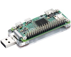 Dailygoods - USB Dongle Uitbreidingsplatine - Raspberry Pi Zero 2 W - Draagbaar en eenvoudig - Geschikt voor Zero W en Zero - Met behuizing - Ideaal v
