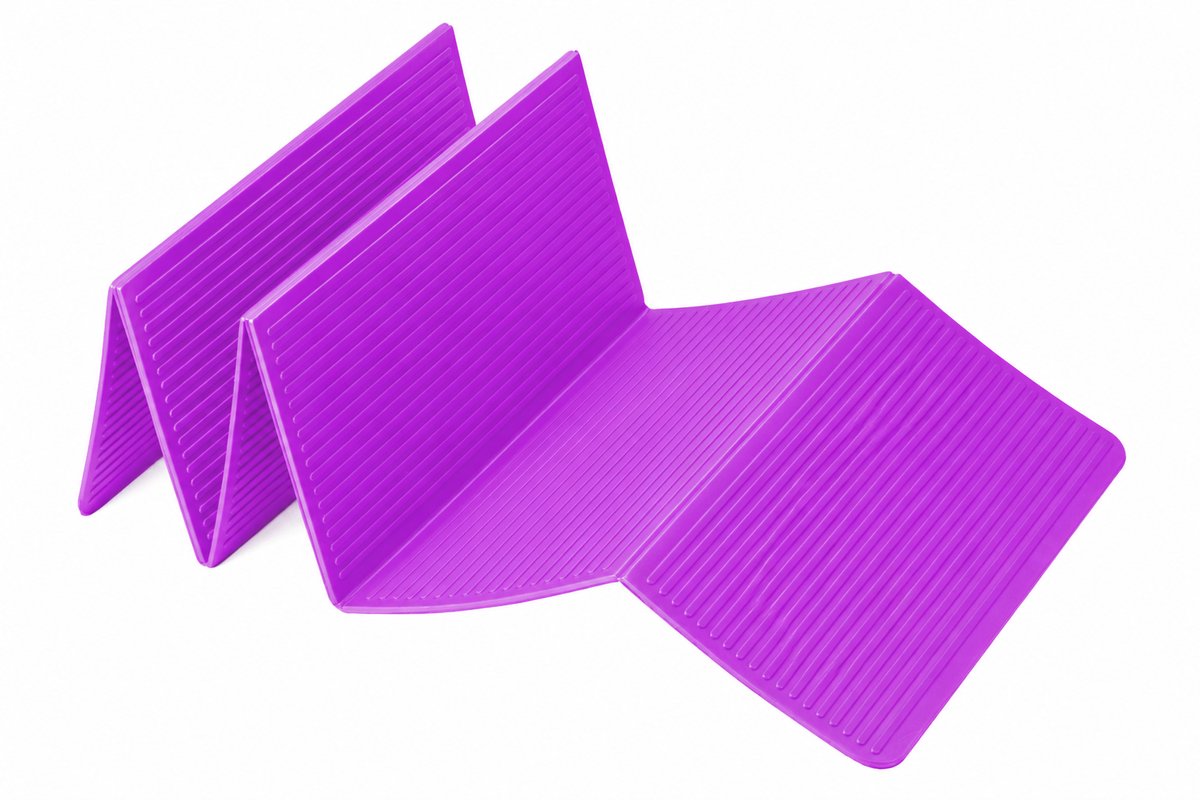 Sundo Gymnastiek opvouwbare mat F6 180 × 60 × 1 cm - Fitness, yoga, pilates en groepslessen - Roze
