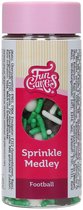 FunCakes Sprinkle Medley - Voetbal - 65g - Eetbare Taartdecoratie