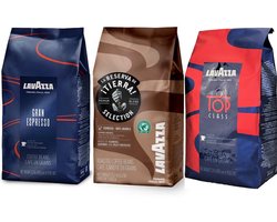 Lavazza Super Gusto Super Crema Gold Selection - Mixverpakking - 3kg (3x1kg) Koffiebonen