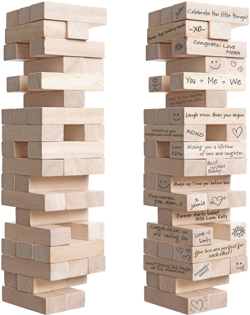 Gastenboek Jengatoren 'Build A Memory' | GingerRay