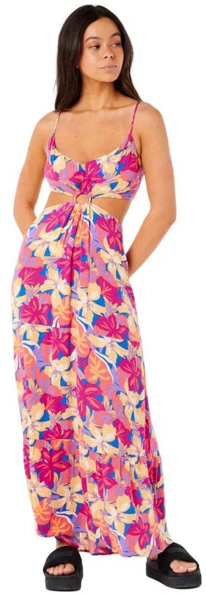 Rip Curl Es Vedra Lange Jurk Zonder Mouwen Veelkleurig S Vrouw Multicolor
