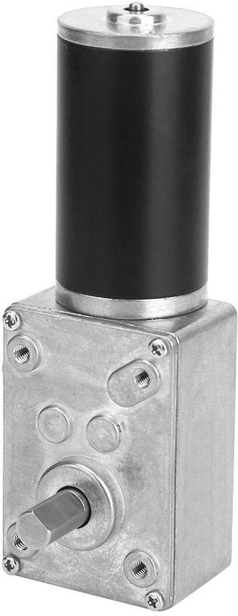 Dailygoody - 12V klein volume omkeerbare wormwielmotor - Grote torsie - Duurzaam - Geluidsarm - Ideaal voor gordijnen - 400RPM - Perfect voor hobbypro
