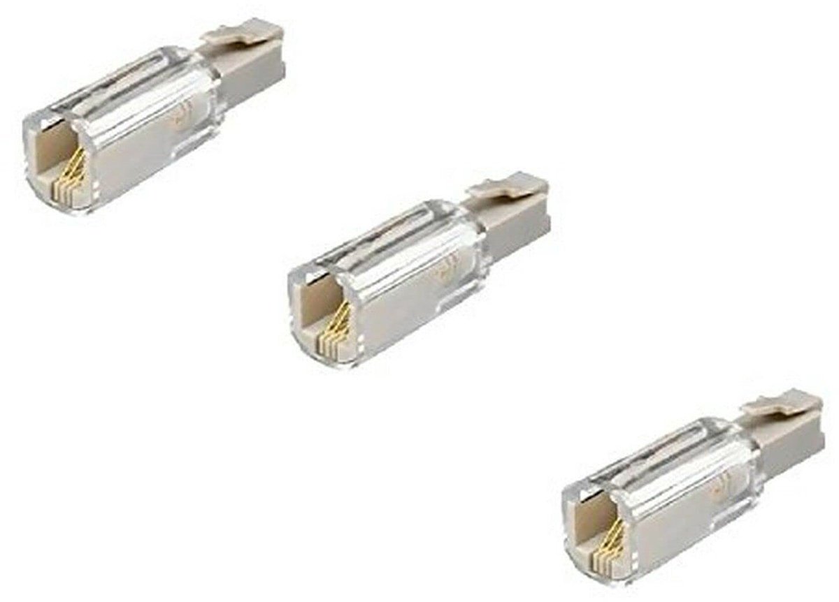 Dailygoody - Telefoonkabel Detangler - Voorkom Verwarde Kabels - 3 Pack - Handig en Praktisch - Geschikt voor Smartphone en Telefoon - Zwart