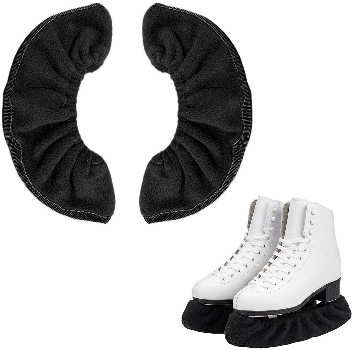 Dailygoody - Schaats Beschermers - Universele Elastische Bescherming - Voor Alle Schaatsen - Veiligheid - Comfort - Bescherming - Geschikt voor Scha