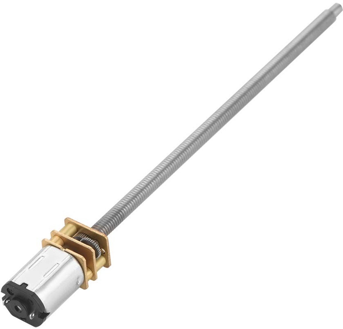 Dailygoody - DC 6/12V N20 Metalen Snelheidsreducerende Motor - 60RPM Micro-motor met Lange Outputas
