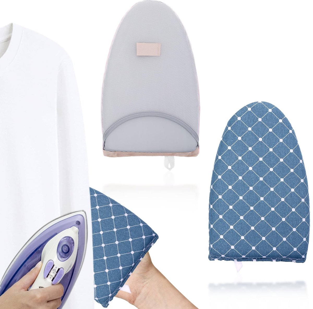 Dailygoody - Garment Steamer - Hittebestendige strijkhandschoenen - Blauw - Anti-stoomhandschoenen - Kledingstomer accessoires - Geschikt voor overhe