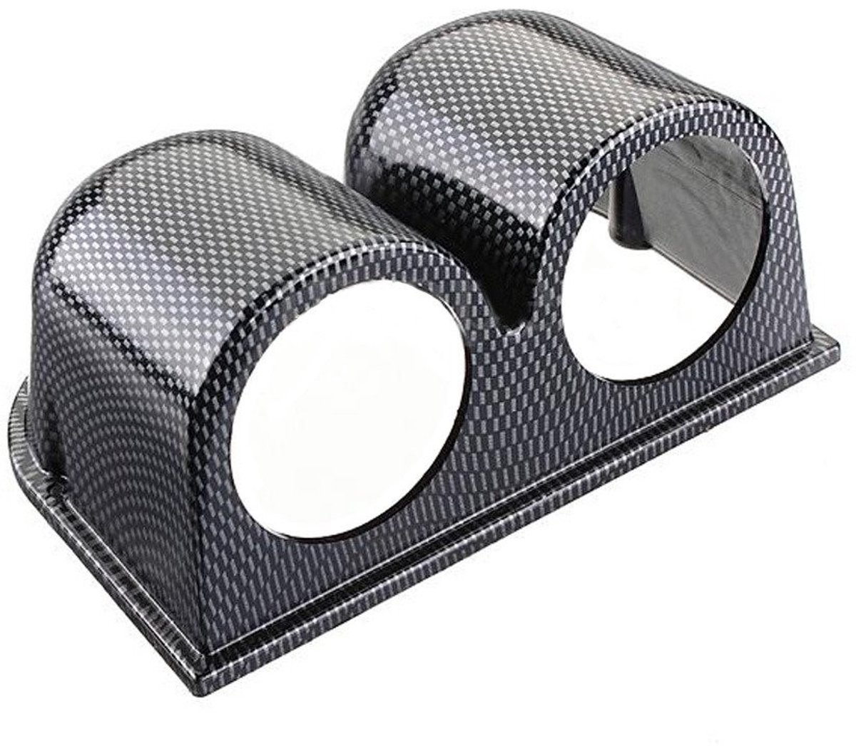 Dailygoody - Universele 52mm Meter Pod Houder voor Dashboard - Carbon Fiber Look
