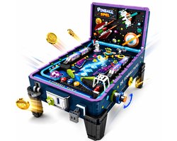 Flipperkast - Arcade - Flipperkast Volwassenen - Flipperkast Kinderen - Flipperkasten - Flipperkast Bouwblok - Educatief Bouwsteen Assemblage Speelgoed