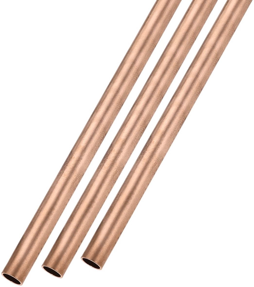 Allecto - Koperen buis - Slangen voor meubels - 3 stuks - 12 mm Ad