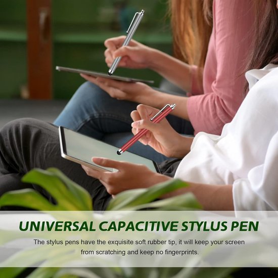 Sander Shop 10 stuks Meerdere kleuren universele capacitieve touchscreen pennen voor iPad, tablets, pad Mini, iPad Pro, iPad Air, Samsung Galaxy met ultragevoelig, precisie schrijven en tekenen Willekeurige kleur van sander-shop — afbeelding 3