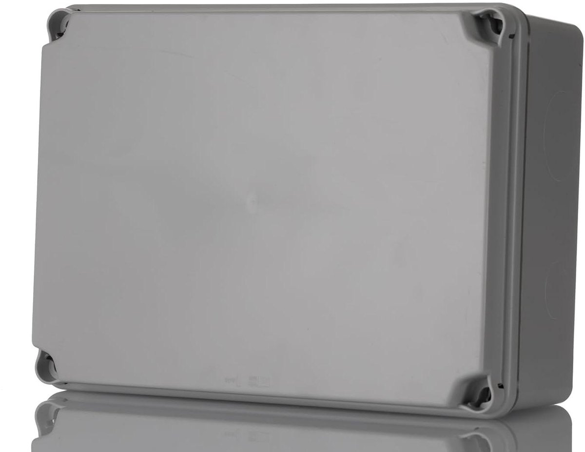 Waterdichte Behuizing - Project Doos - Elektronica Beschermen - IP67 Waterdicht - 180x241x95mm - Grijs