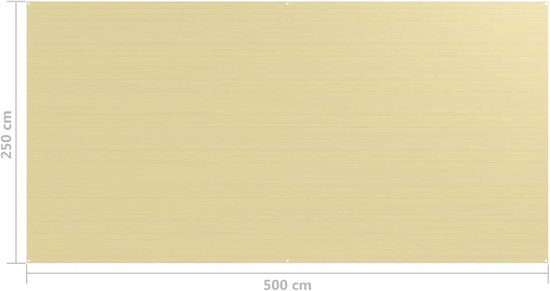 Campingtapijt - Tenttapijt Voortenttapijt - Buiten Leven - Snijbaar Op Maat - 250 x 500 cm - Beige — afbeelding 5