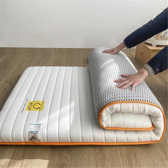 Draagbare Matras - Vloerbedekking Futon - Comfortabel Slapen - Dubbel Antislip - 80x190cm - Zwart — afbeelding 3