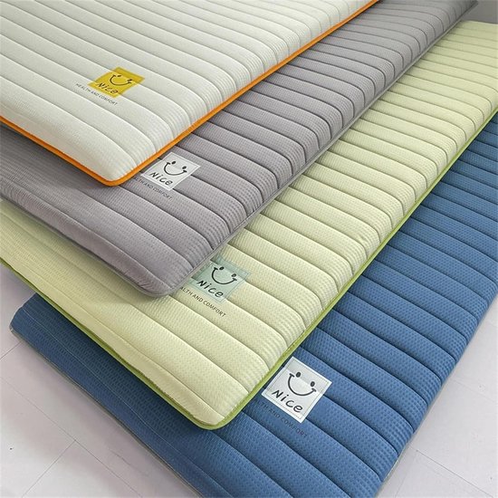 Draagbare Matras - Vloerbedekking Futon - Comfortabel Slapen - Dubbel Antislip - 80x190cm - Zwart — afbeelding 2