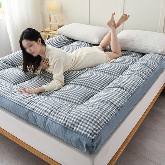 Opvouwbare Matras - Campingbed Ligstoel - Comfortabel Slapen - Vochtregulerend Design - 10 cm Dik - Grijs — afbeelding 4