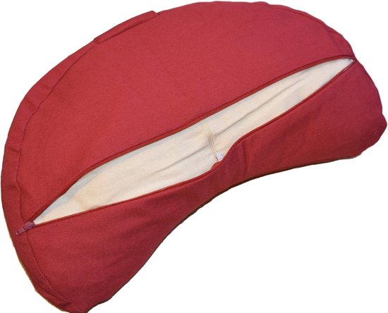 Yoga Pilates kussen - Halve maan - Meditatie houding - Houdt rug recht - 42 x 20 x 12 cm — afbeelding 2