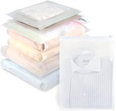 Opbergzakken – 10-pack – Mat, hersluitbaar plastic – Zakjes met ritssluiting – Afsluitbare zakken – Met rits – Zelfsluitende opbergzakken – Ideaal voor het opbergen van kleding, cosmetica, schoenen en bagage –M-20*30 cm