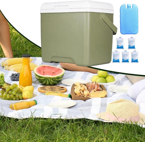 Campingkoelbox - Draagbare koeler - Outdoor avonturen - Lange koelduur - 138 liter - Grijs — afbeelding 5