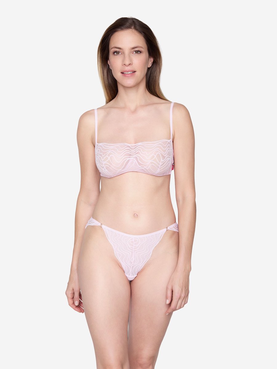Joop! Jeans Bügelloser BH Wave Lace roze