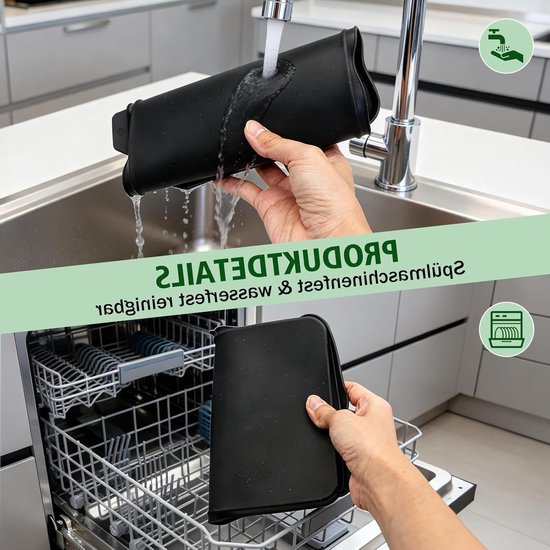 Waterdichte en Stofdichte Siliconen Screen Protector voor Thermomix TM7, Krasbestendige Bescherming voor Display en Toebehoren voor Bimby Keukenmachine — afbeelding 4