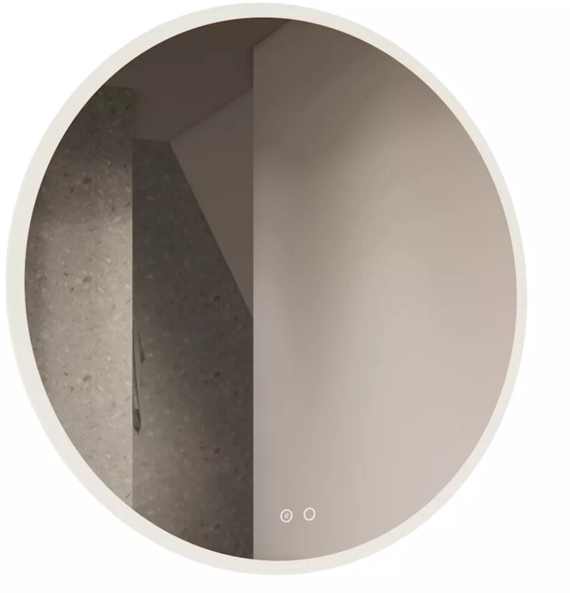 Badkamer spiegel GD Circum 80cm met anti-condens functie en dimbare LED randverlichting