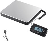 Strex Keukenweegschaal Digitaal - Weegschaal Keuken - 1 g tot 10 kg - Tarra Functie - Inclusief Batterijen - RVS/Zwart