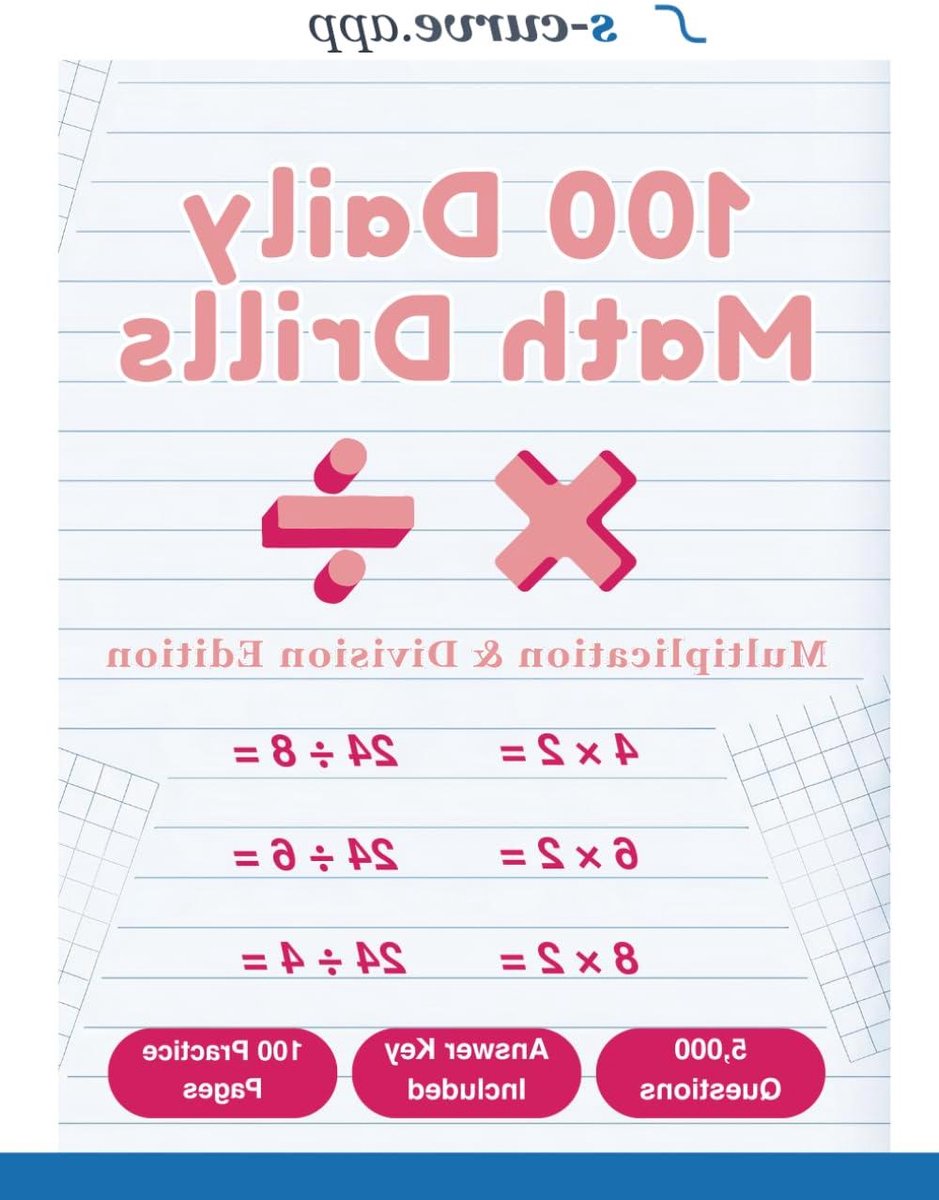Dagelijkse Math Oefeningen - Vermenigvuldigen Delen - Rekenen Leren - 100 Dagen Oefening - 113 Pagina's - Onbekend