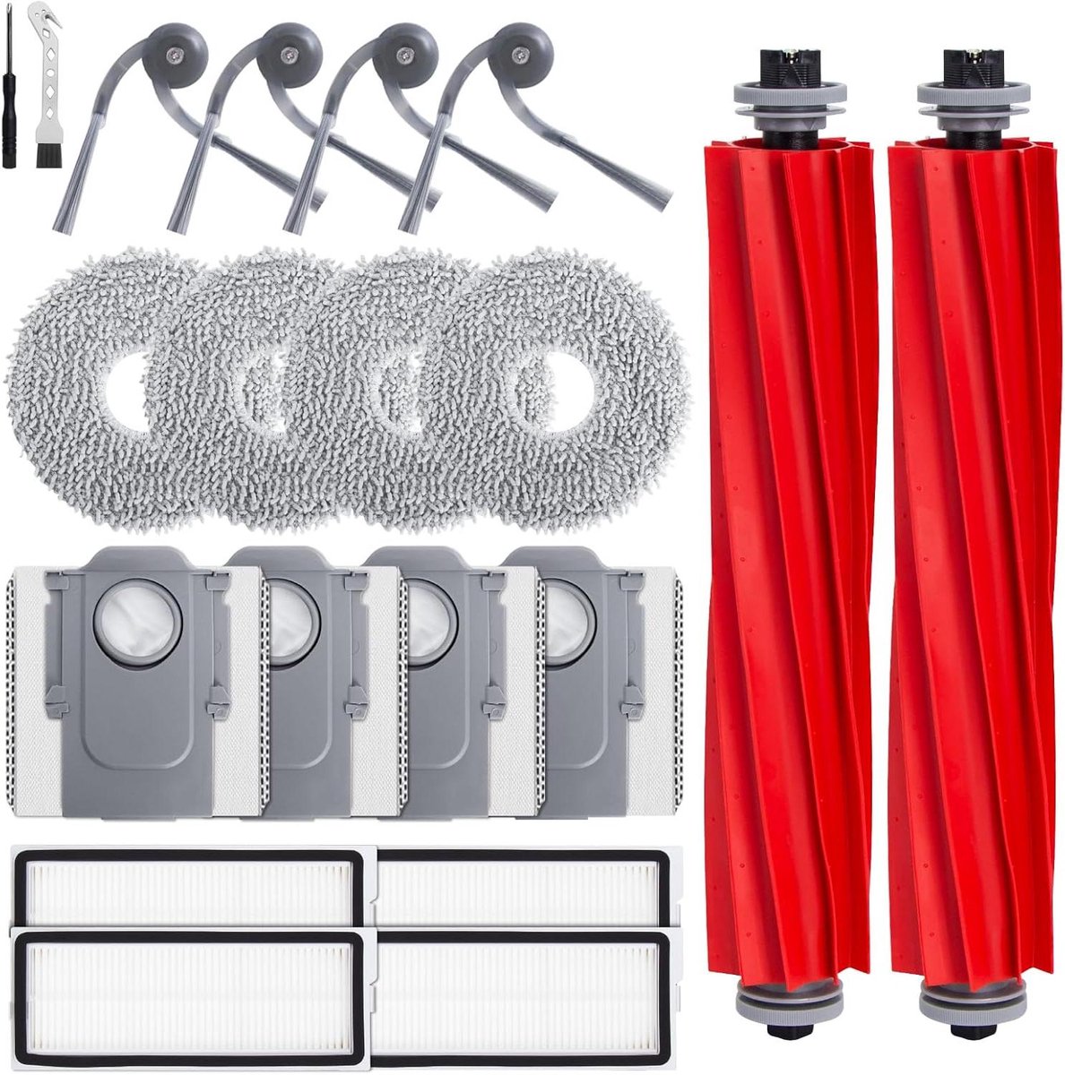 Vervangende Onderdelen - Stofzuiger Accessoires - Schoonmaak Gemak - Specifiek Ontwerp - 28.6 x 21 x 8.3 cm - Niet Gespecificeerd