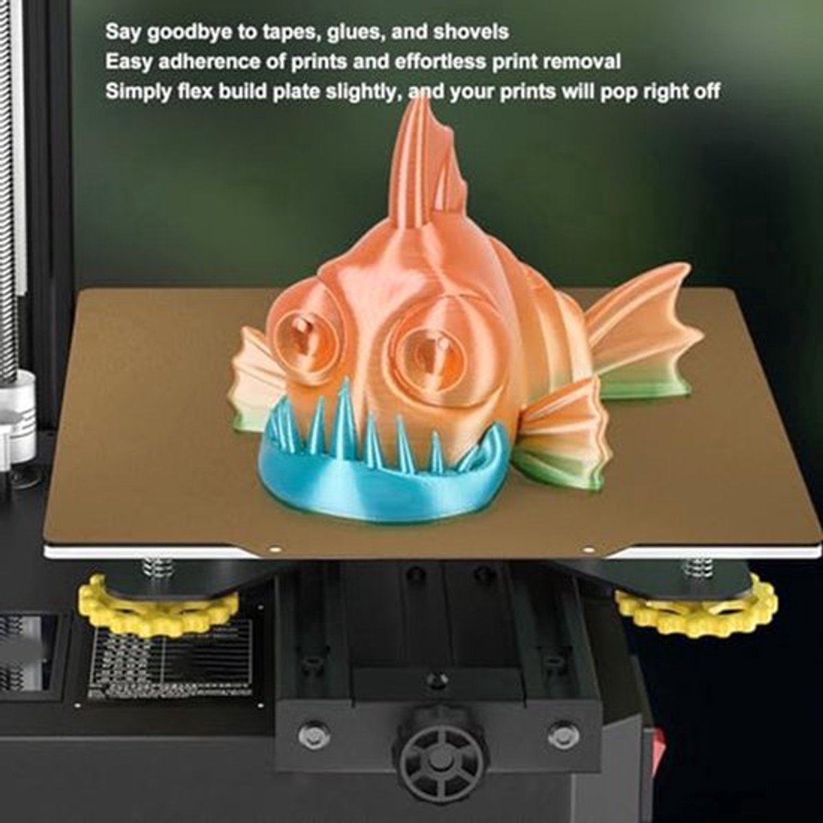 332x340mm PEI Bouwplaat - Dubbelzijdig Textuur met Magnetische Basis voor Raise3D Pro2 PRO 2 PLUS 3D Printer