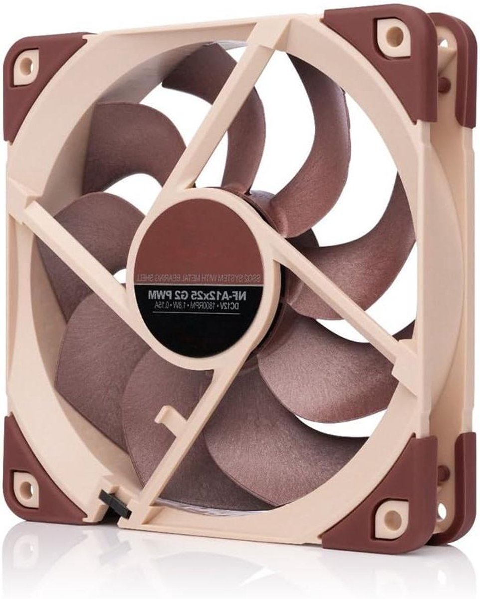 Koelventilator - Ventilator Cooler - Laptop Koelen - Geluidsarm Ontwerp - 120x120x25mm - Zwart