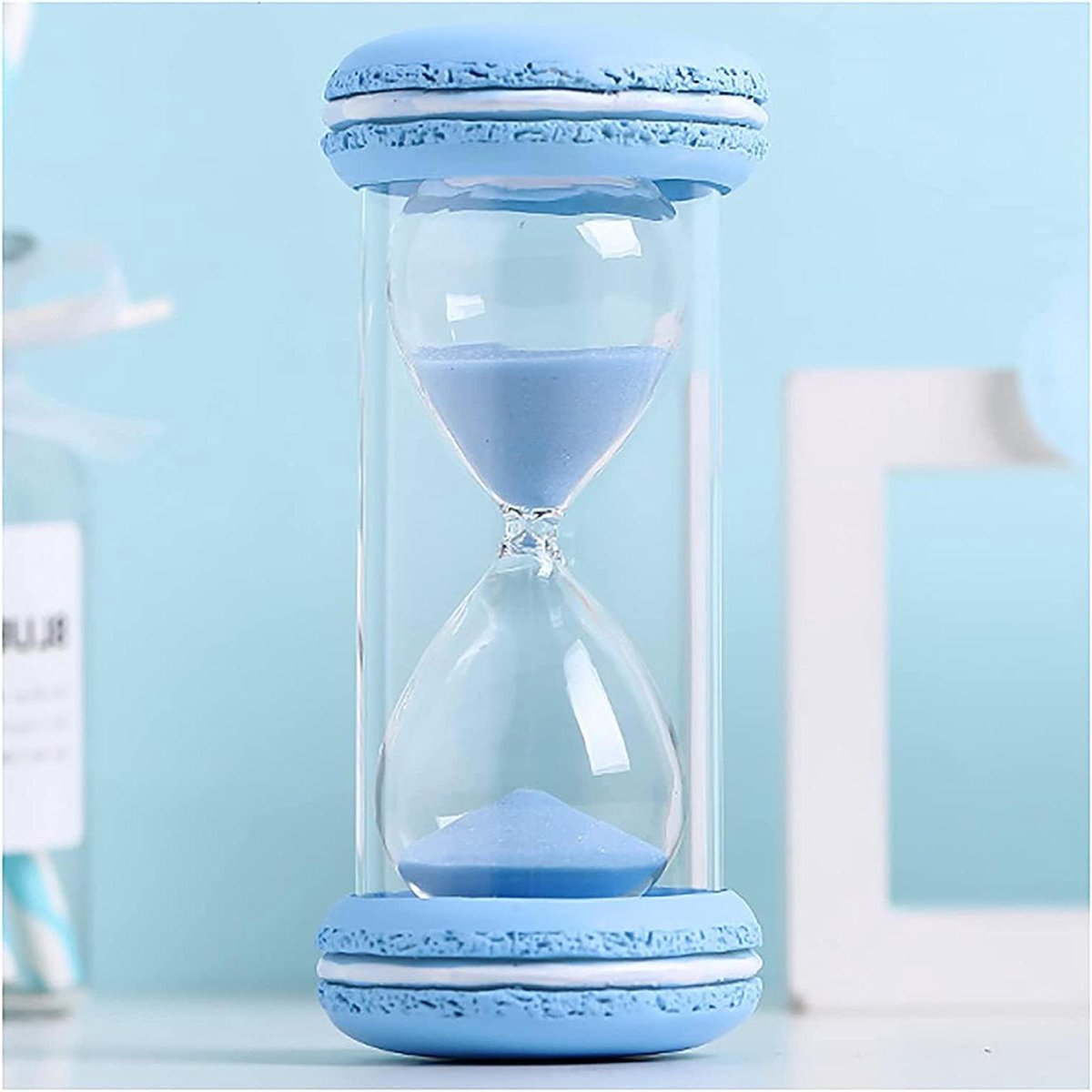 Zandloper Timer - Zandlopers Glazen - Douche Tijdmeting - Handgemaakt Glas - 30 Minuten - Roze