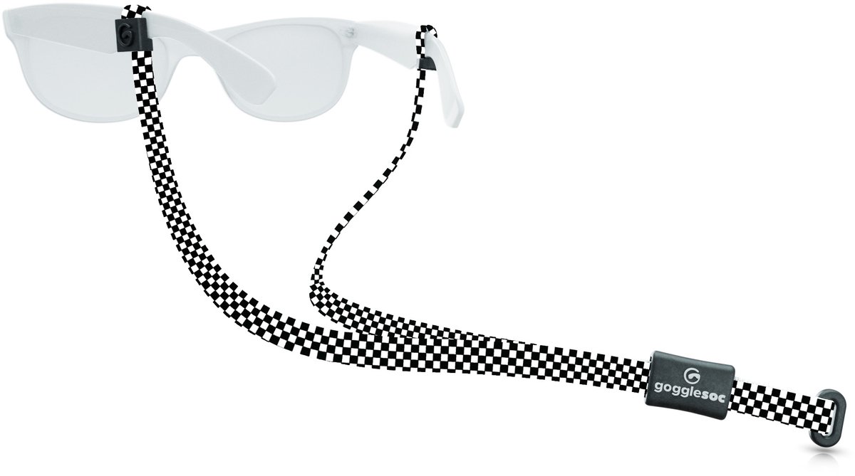 Sunnystring by Gogglesoc - Brillenkoord - Checkered - One Size Fits All