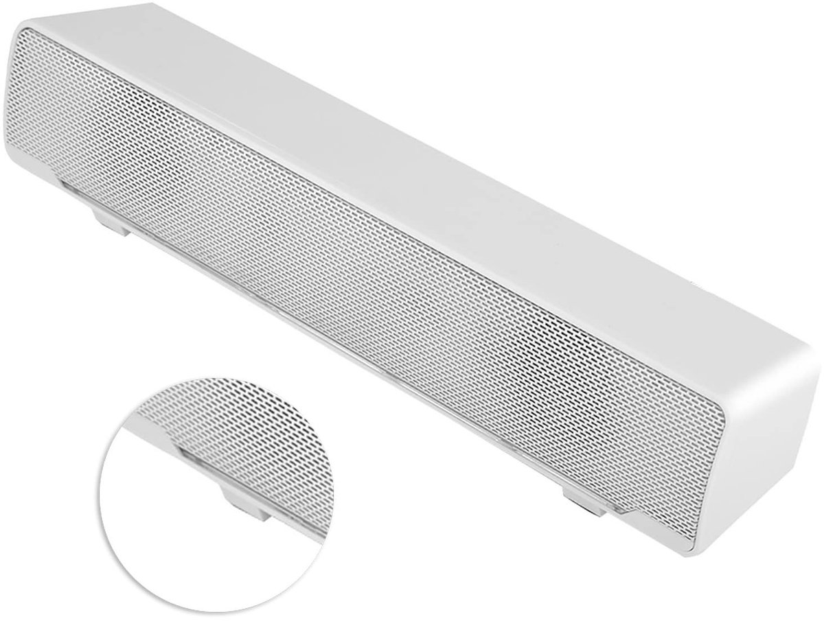OmGoods - Dailygoody - Soundbar PC Speakers - Mini Geluidsbox - Draagbaar en Compact - USB-aansluiting - Ideaal voor TV en Laptop - 3D Surround Sound