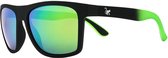 Lunettes de soleil unisexe - Flottantes / Polarisées / UV400 / TPX (Noir/Vert)