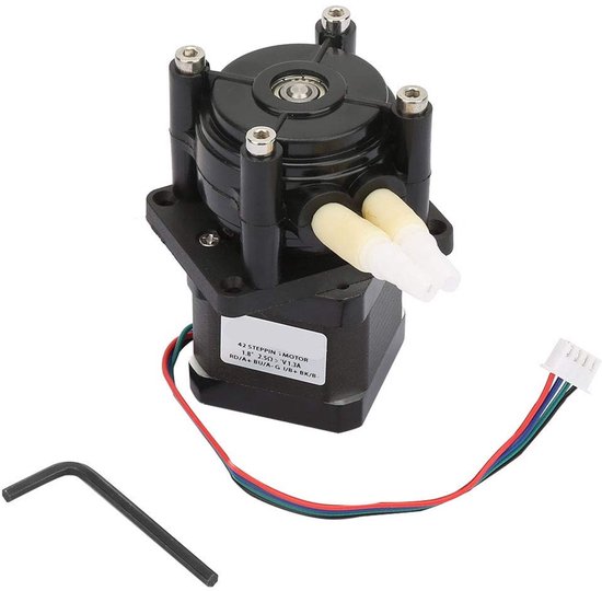 Shopcentral - Hose Pump - Dosingpomp - Stapsgewijze motor - Zwart - Laboratorium - 400 ml/min - Geschikt voor diverse toepassingen - Compact model van Merkloos — afbeelding 5