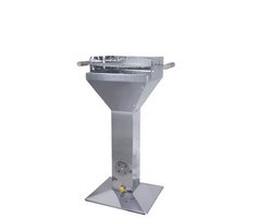 BBQ Kolomgrill edelstahl 52x41x94cm