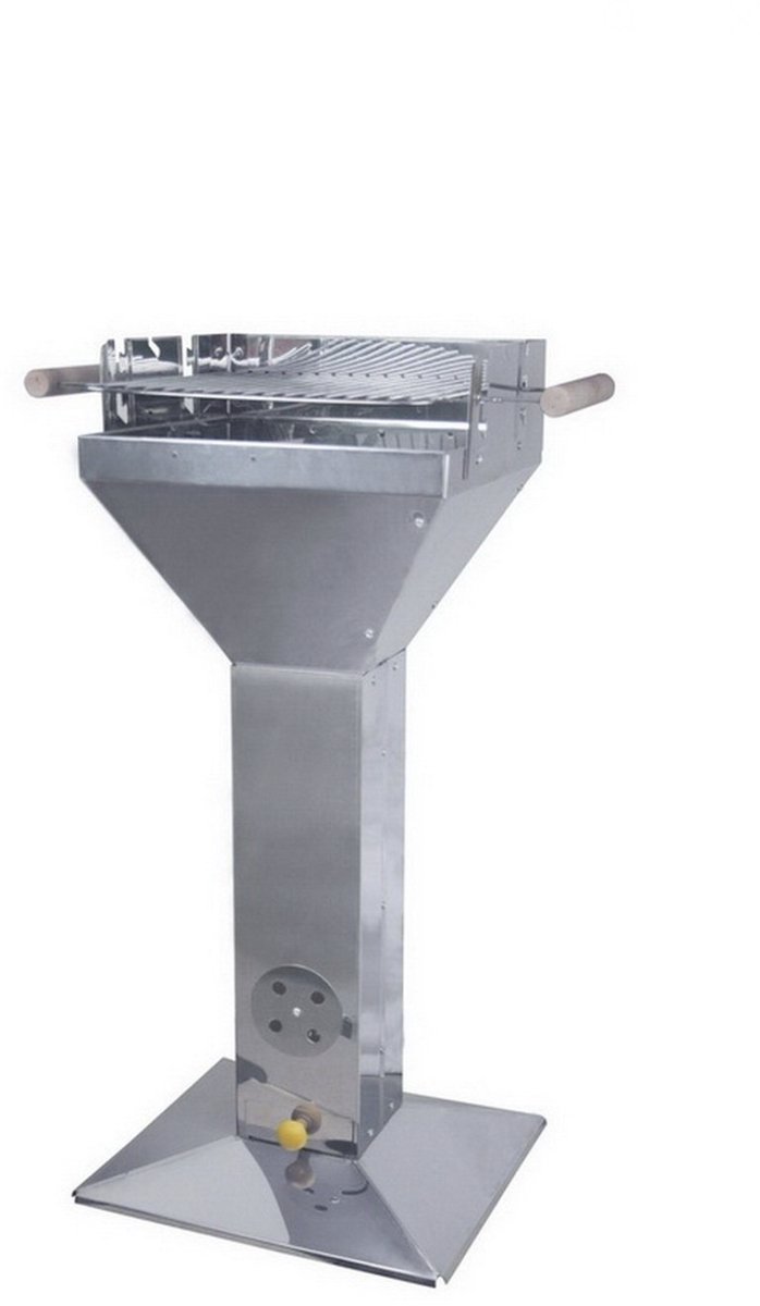 BBQ Kolomgrill edelstahl 52x41x94cm